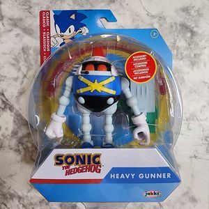 Jakks Pacific Sonic the Hedgehog 4" Figure Heavy Gunner New in Hand